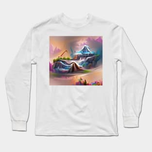 Ice Mountains Concept Long Sleeve T-Shirt